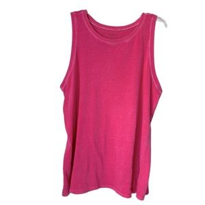Torrid Tri-Blend Salmon / Pink Classic Fit Tank Top 3X